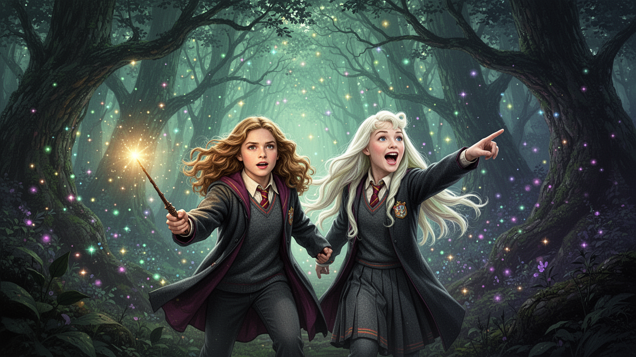 The Enchanted Fwooper: Hermione & Luna’s Magical Quest